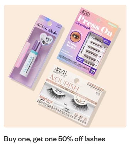 Buy One, Get One 50% Off Lashes