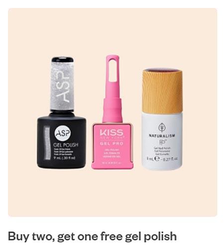 Buy Two, Get One Free Gel Polish