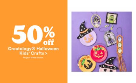 50% Off Creatology® Halloween Kids' Crafts
