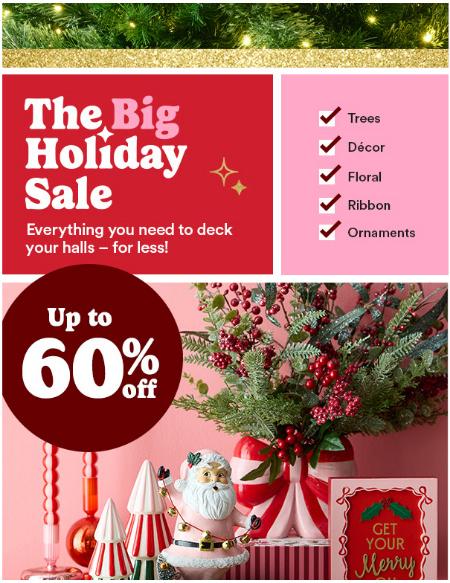 The Big Holiday Sale