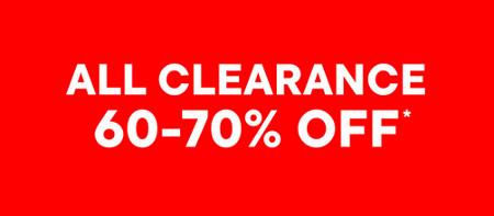 All Clearance 60-70% off