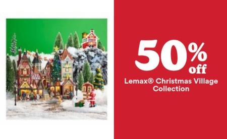 50% Off Lemax Christmas Village Collection