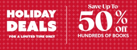 Up to 50% Off Hundreds of Books