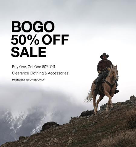 BOGO 50% Off Clearance Clothing & Accessories