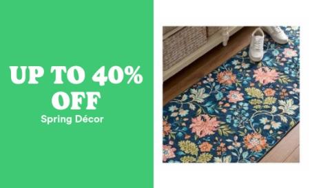 Up to 40% Off Spring Décor
