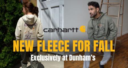 New Carhartt Fleece For Fall