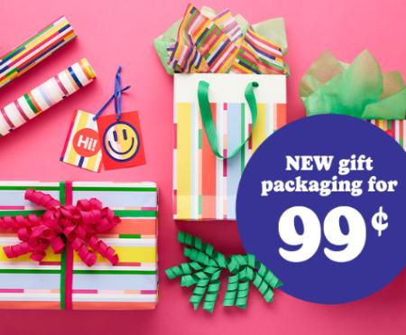 New Gift Packaging for 99¢
