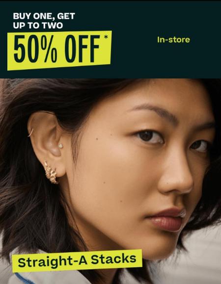 Buy One, Get Up to Two 50% Off