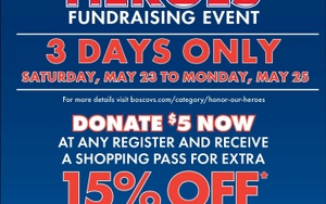 Boscov's Honor Our Heroes Fundraising Event