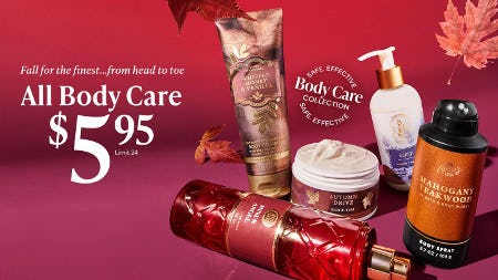 All Body Care $5.95
