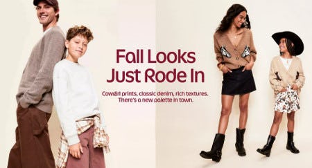 Fall Looks Just Rode In