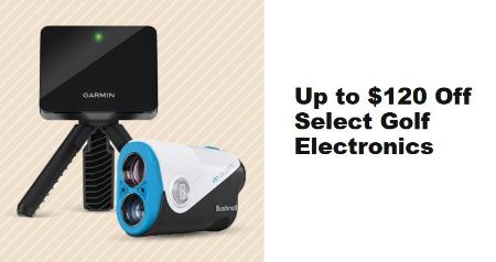 Up to $120 Off Select Golf Electronics