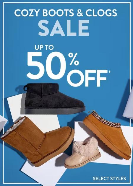 Cozy Boots & Clogs Sale Up to 50% Off