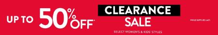 Up to 50% Off Clearance