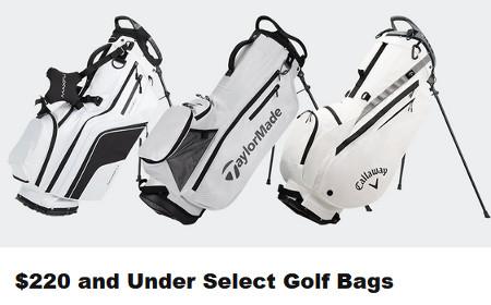 $220 and Under Select Golf Bags