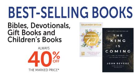 40% Off Best-Selling Books