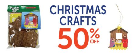 50% Off Christmas Crafts