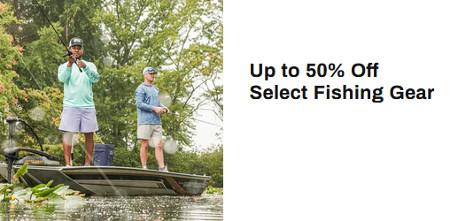 Up to 50% Off Select Fishing Gear