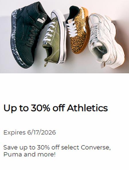 Up to 30% Off Athletics