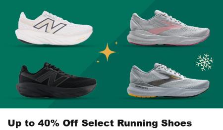 Up to 40% Off Select Running Shoes