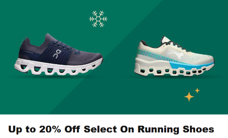 Up to 20% Off Select on Running Shoes