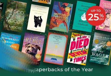 The Paperbacks of the Year Up to 25% off