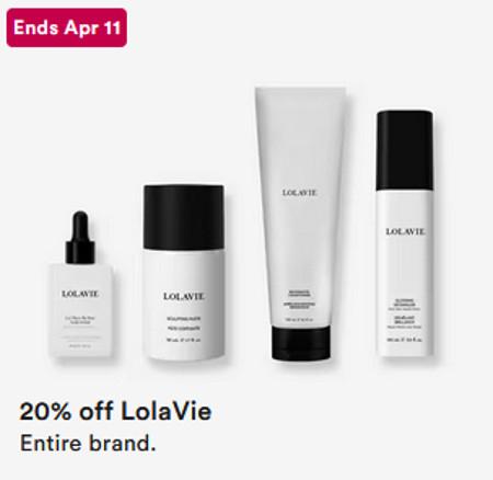 20% off LolaVie