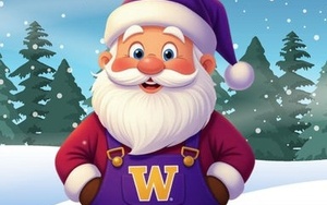 School Colors Santa