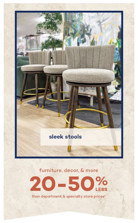 20-50% Less Furniture, Decor & More