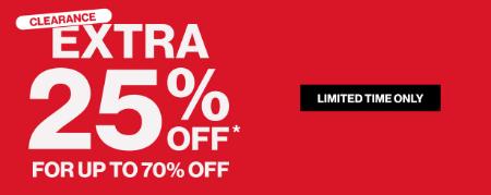 Clearance Extra 25% Off