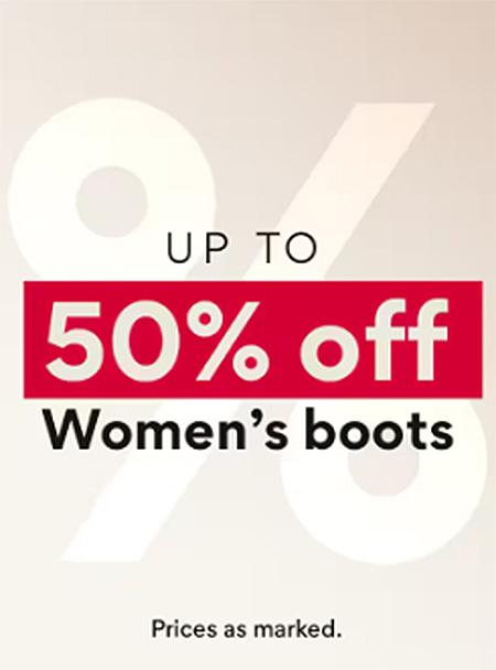 Up to 50% Off Women's Boots