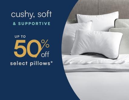 Up to 50% Off Select Pillows