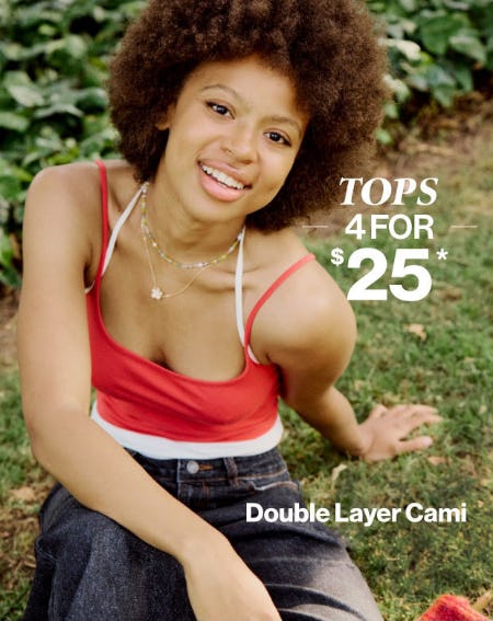 Tops 4 For $25