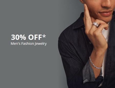 30% off Men's Fashion Jewelry