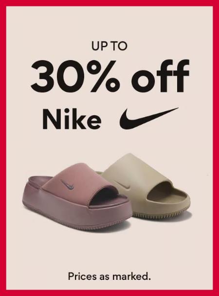 Up to 30% Off Nike