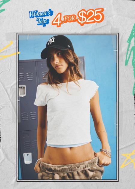 Women's Tops 4 For $25