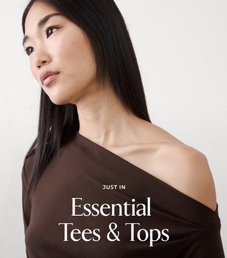Just in: Essential Tees & Tops