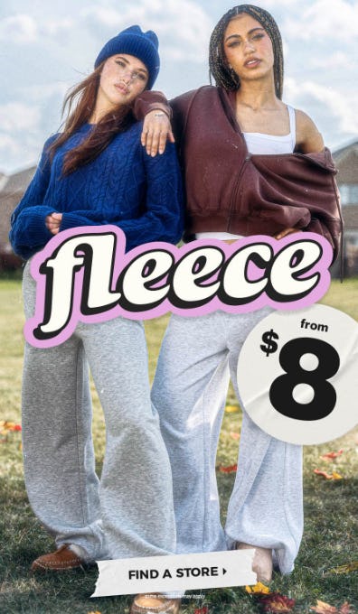 Fleece From $8