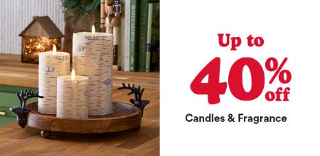 Up to 40% Off Candles & Fragrance