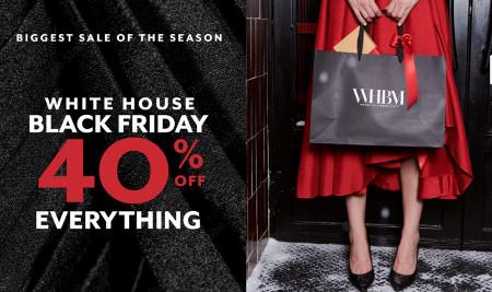 Black Friday: 40% off Everything