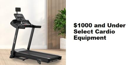 $1000 and Under Select Cardio Equipment