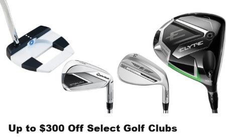 Up to $300 Off Select Golf Clubs