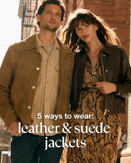 5 Ways to Wear Leather & amp; Suede Jackets