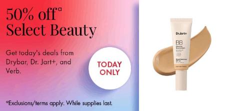 50% Off Select Beauty