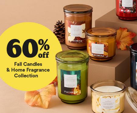60% Off Fall Candles & Home Fragrance Collection