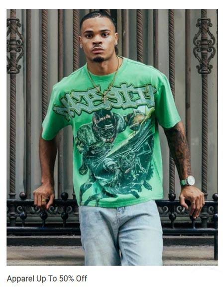 Apparel Up to 50% Off