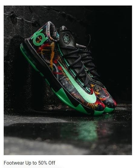 Footwear Up to 50% Off