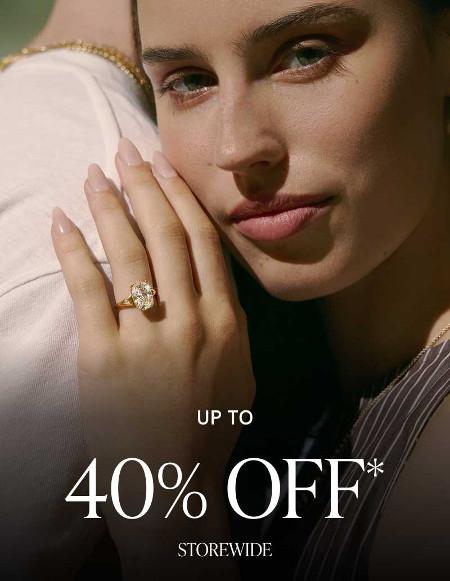 Up to 40% off Storewide