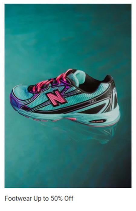 Footwear Up to 50% Off