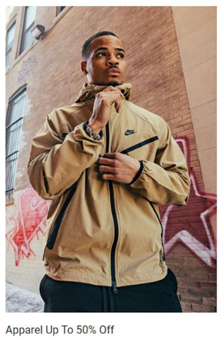 Apparel Up to 50% Off